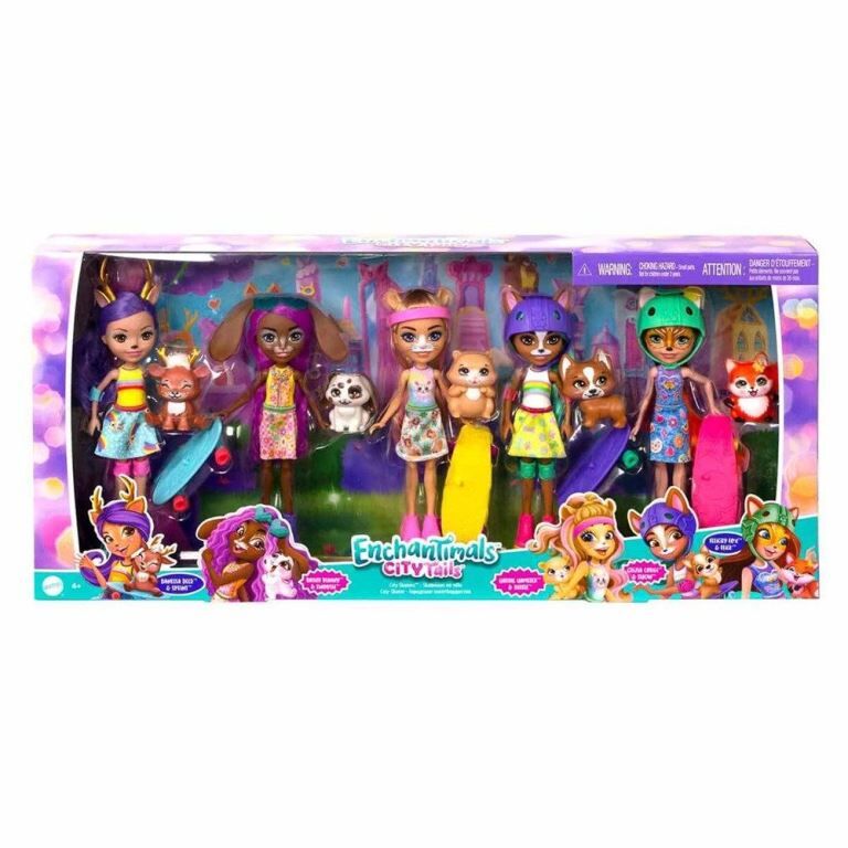 Mattel Enchantimals Şehir Bebekleri Beşli HHC19