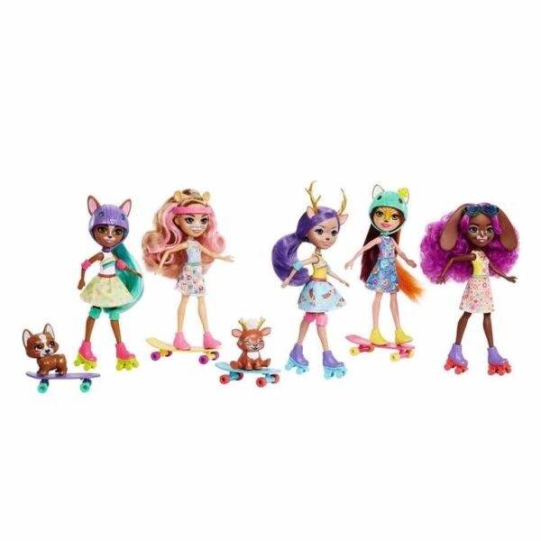 Mattel Enchantimals Şehir Bebekleri Beşli HHC19