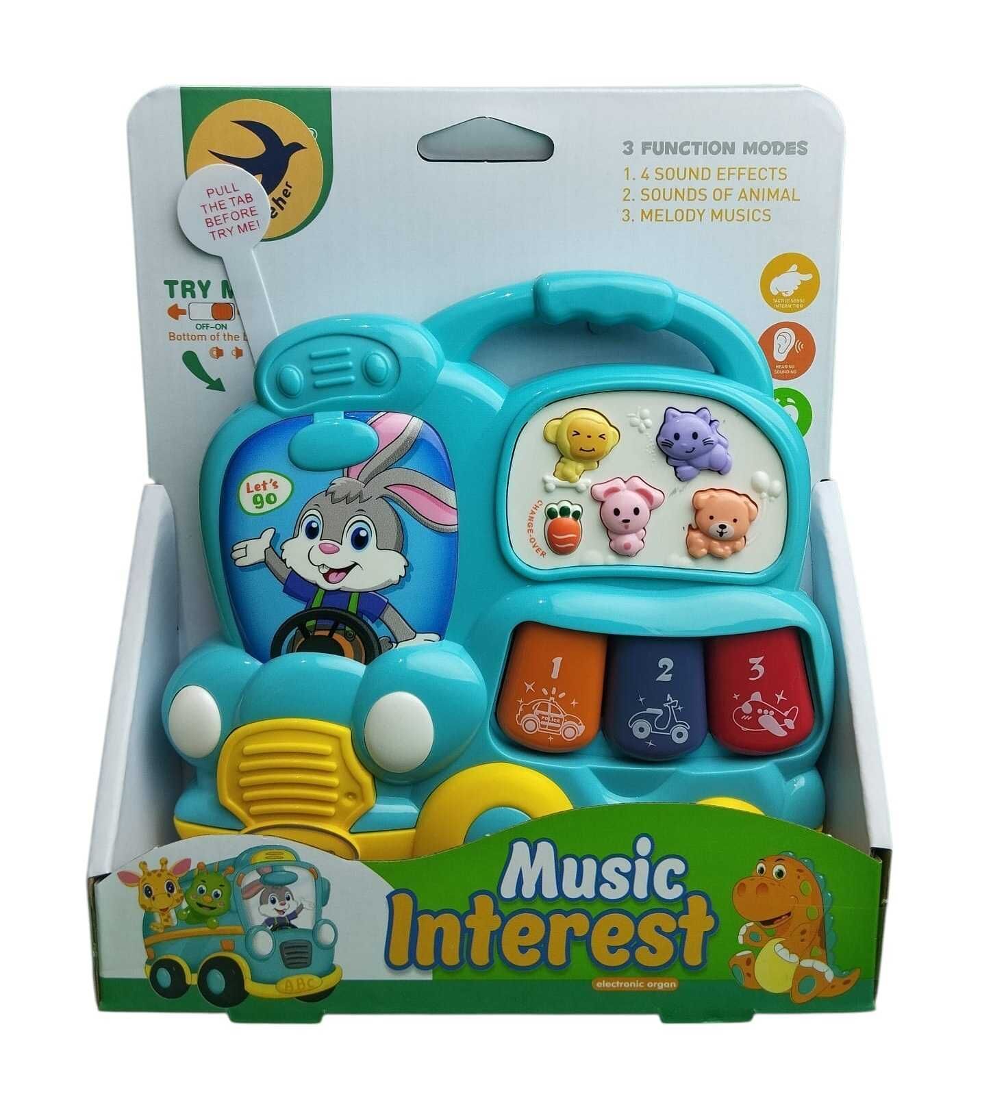 Seher Pilli Müzikli Tavşan Otobüsü 855-63D