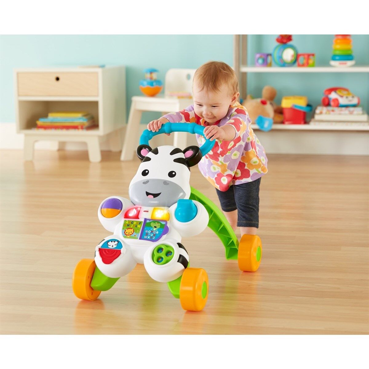 Mattel Fisher Price Melodili Zebra Yürüteç DLD80