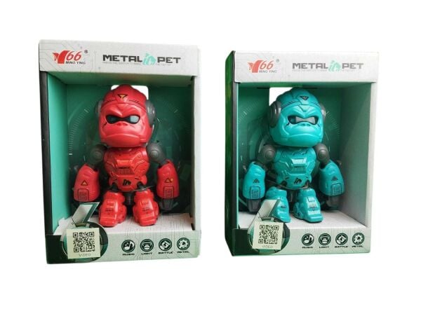 Seher Metal Figür İşikli Sesli - Goril MY66-Q1205