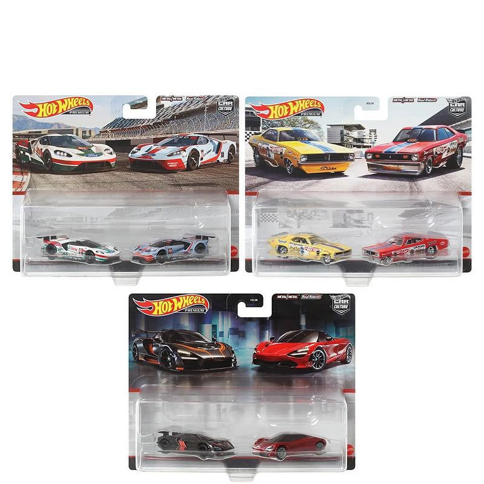 Mattel Hot Wheels 2'li Premium Araba Seti HBL96