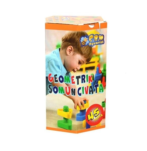 Can Toys Geometrik Somun Civata 45 Parça HC1010