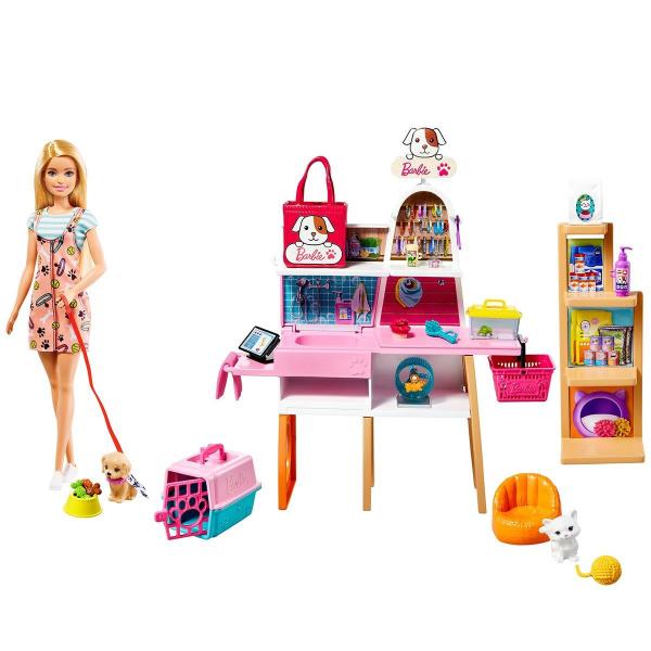 Mattel Barbie ve Evcil Hayvan Dükkanı Oyun Seti GRG90