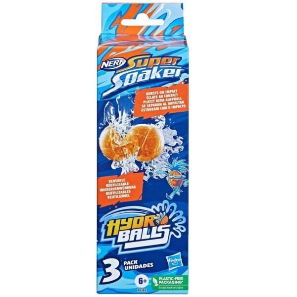 Hasbro Nerf Super Soaker Hydro Balls 3 Pk F6392