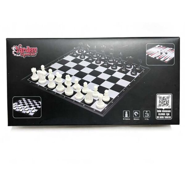 Vardem Mıknatıslı Katlanabılır Satranç