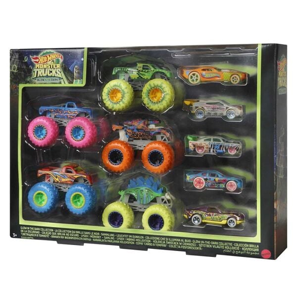 Mattel HW Karanlıkta Parlayan Araçlar Paketi HCB57