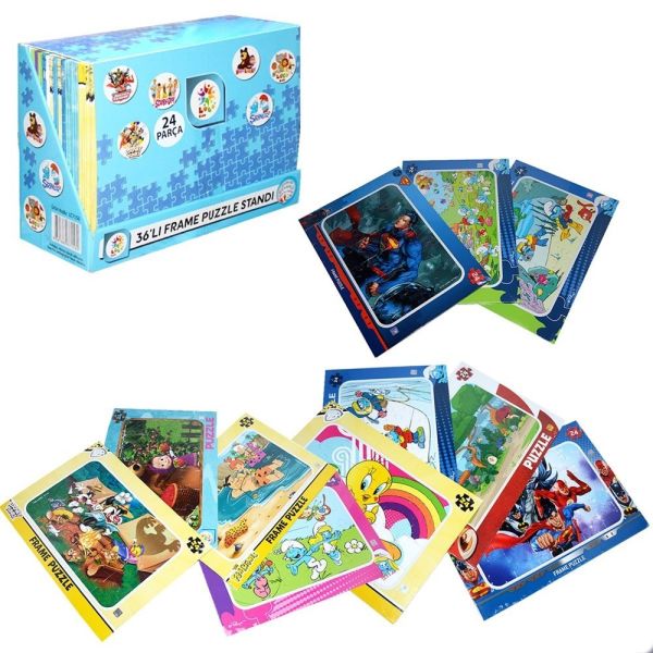 Utku Frame Puzzle 36 lı Lisanslı 24 Parça lc156