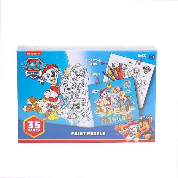 Utku Paw Patrol Boyamali Puzzle PW7930
