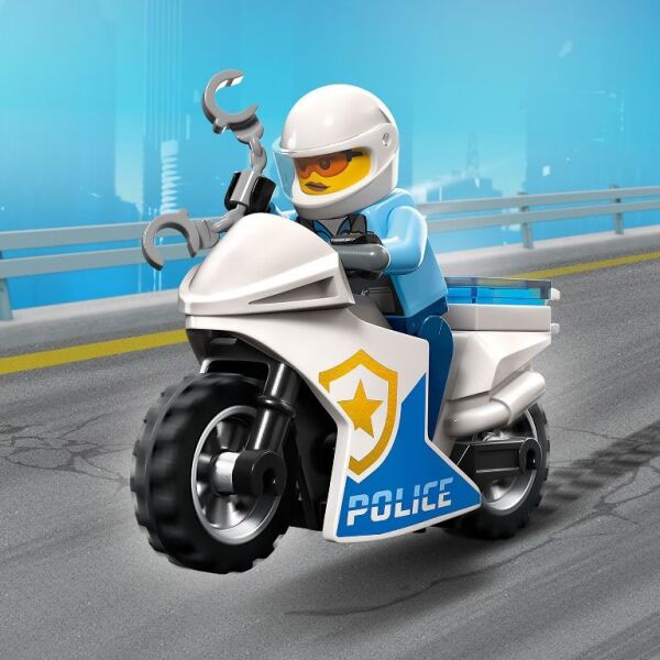 Lego City Polis Motosikleti Araba Takibi 60392