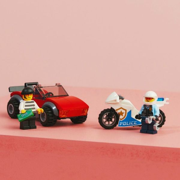 Lego City Polis Motosikleti Araba Takibi 60392