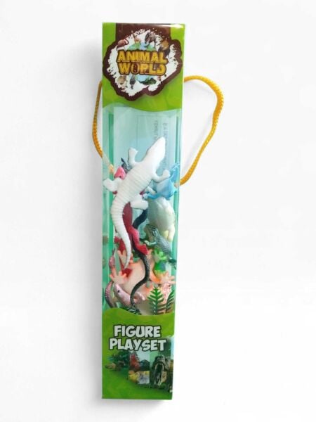 Seher Plastik Figür 12 Sürüngen Ve 1 Ağaç PX713-2