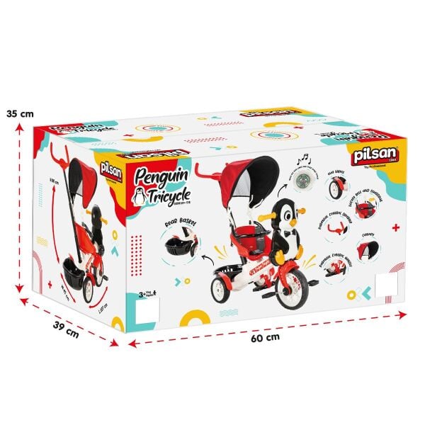 Pilsan Penguen Kontrollü Bisiklet Kırmızı