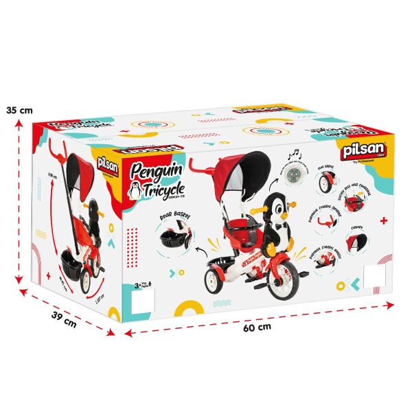 Pilsan Penguen Kontrollü Bisiklet Kırmızı