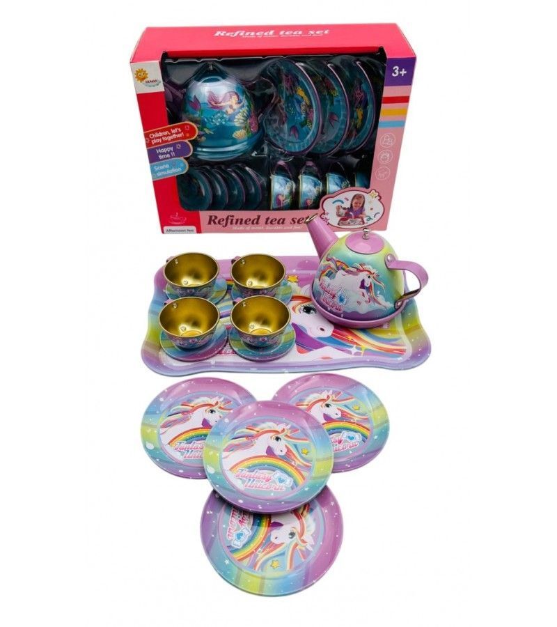 Duman Kutuda Metal Çay Seti DMN966-D34