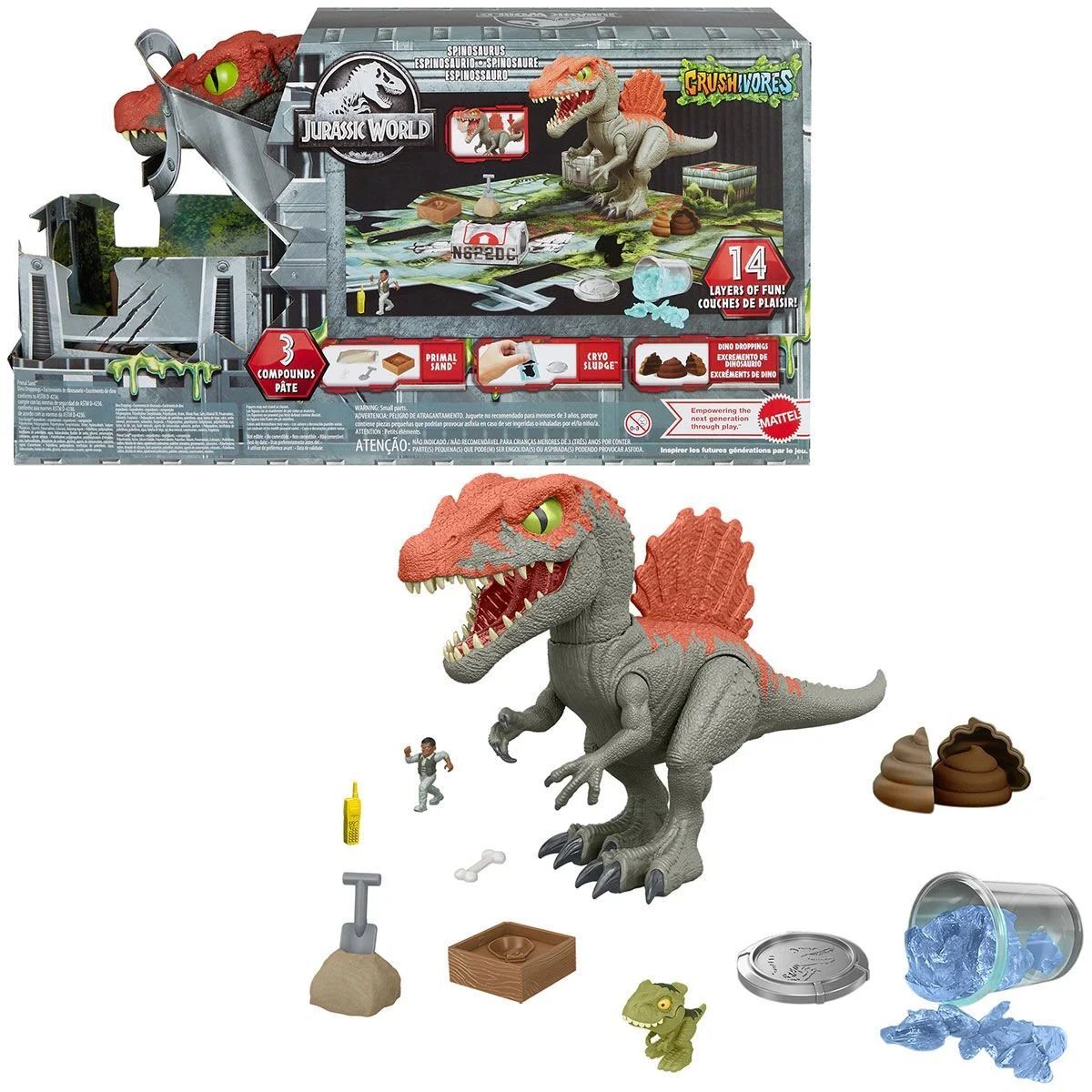 Mattel Jurassic World Crushivores Serisi Kafes HTP