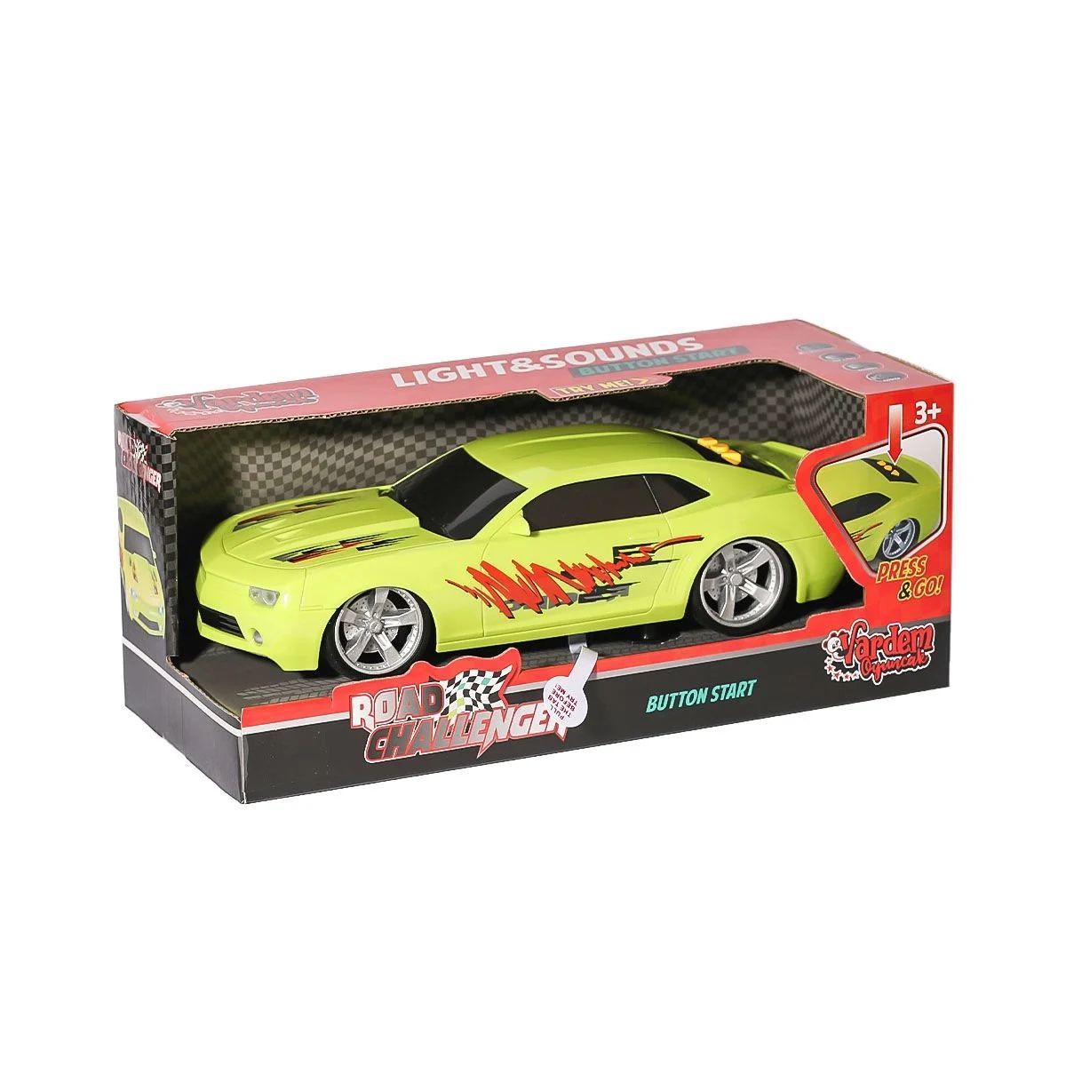 Vardem Sesli ve Işıklı Pilli Spor Araba MKB-5588-Y