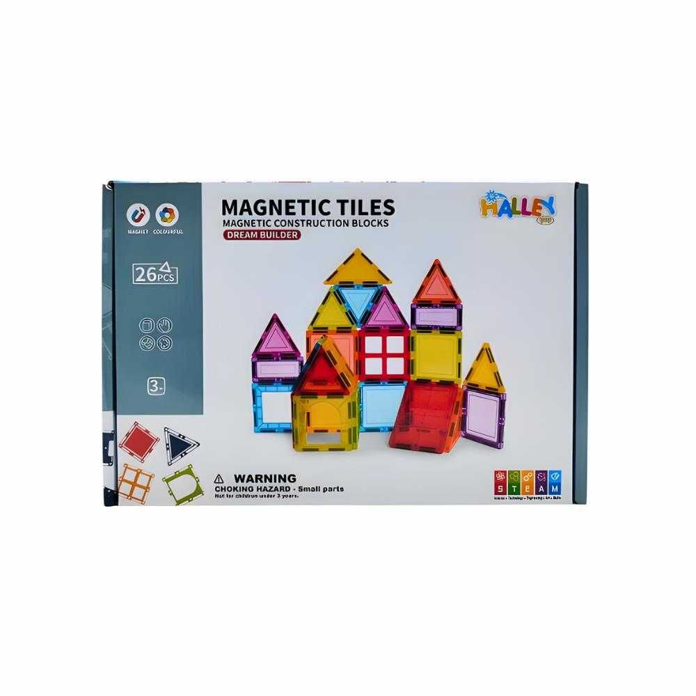 Seher 26 Parça Magnet Standart Seri Renkli Bloklar