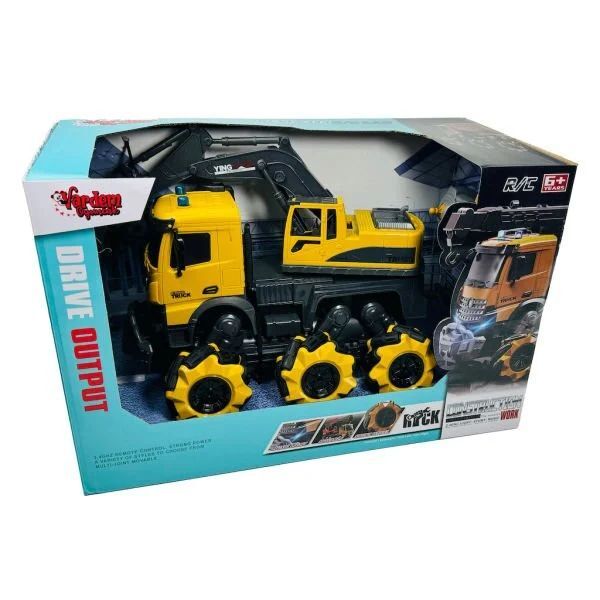 Vardem Şarjlı 1:14 Işıklı Sesli Kamyon Kazıcı YJ-0