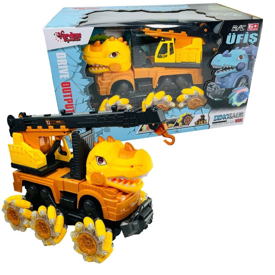 Vardem Şarjlı 1:14 Işıklı Sesli Dinazor Vinç YJ-07
