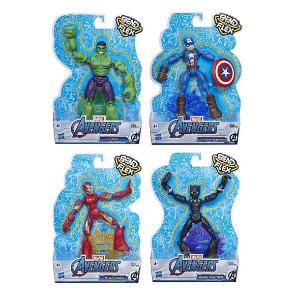 Hasbro Avengers Bend Flex Hulk Figür E7377