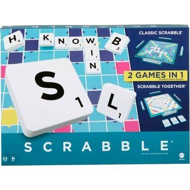 Mattel Scrabble Orijinal İkisi Bir Arada İngilizce
