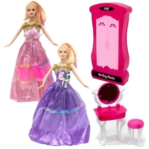 Oydaş Anlily Makyaj Masalı Dolaplı Bebek 02259