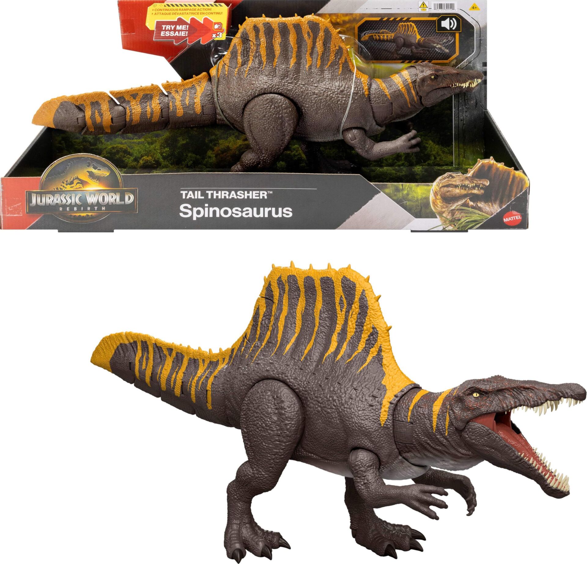 Mattel Jurassic World Spinosaurus Figür JGB56