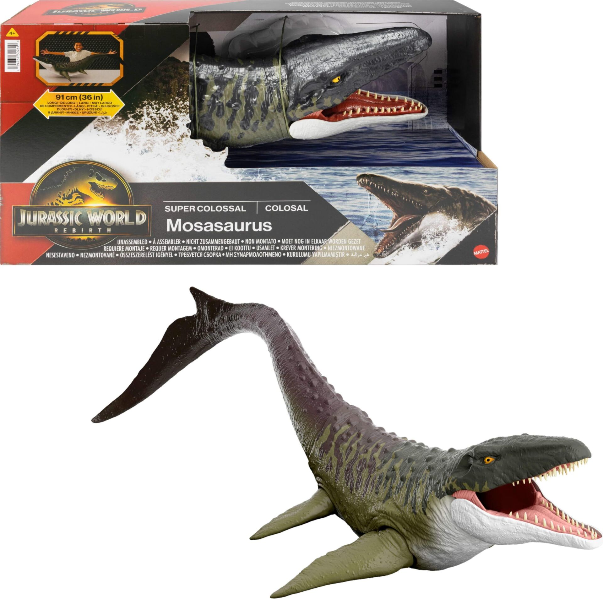 Mattel Jurassic World Devasa Mosasaurus Figürü JGB