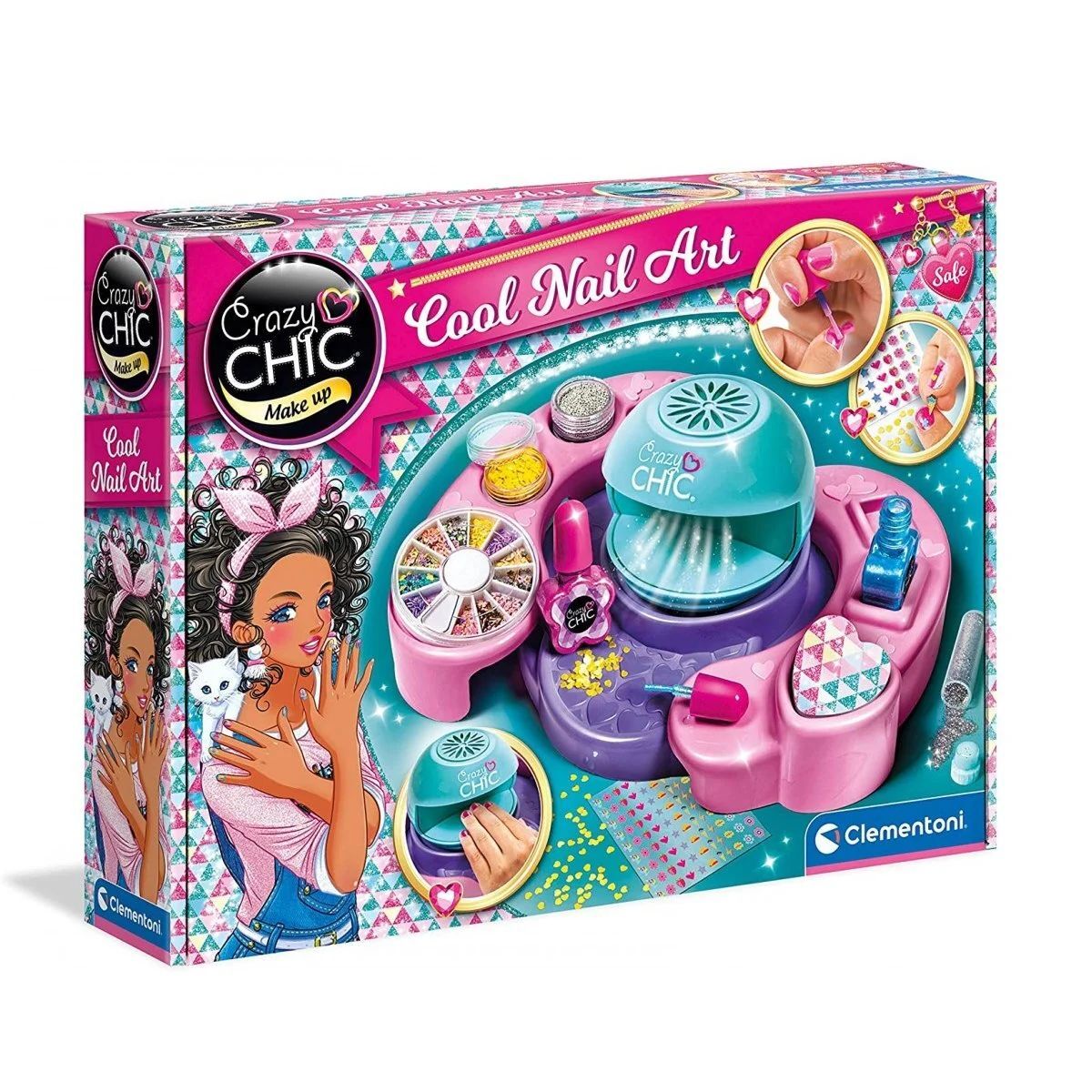 Clementoni Crazy Chic Havalı Tırnak Tasarımları 18