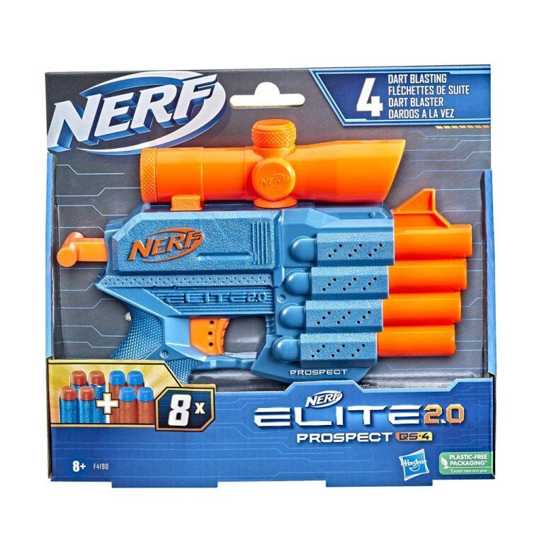 Hasbro Nerf Elite 2.0 Prospect Qs 4 F4190
