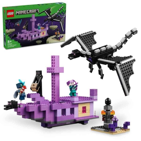 Lego Minecraft Ender Ejderhası ve End Gemisi 21264