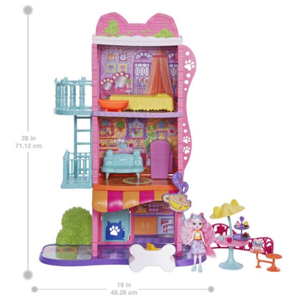 Mattel Enchantimals Şehir Evi ve Kafe Set HHC18