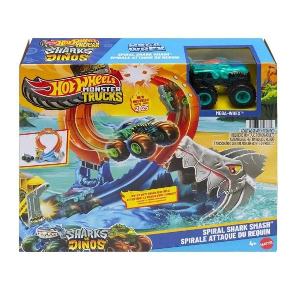 Mattel HW Monster Trucks Köpekbalığı Oyun Seti