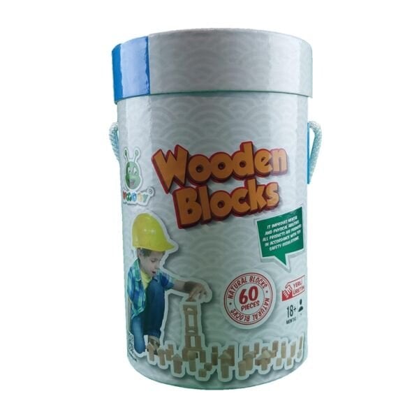 Karsan Woody 60 Parça Küçük Kovalı Bloklar KR026