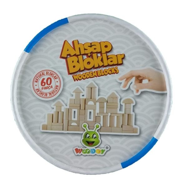 Karsan Woody 60 Parça Küçük Kovalı Bloklar KR026