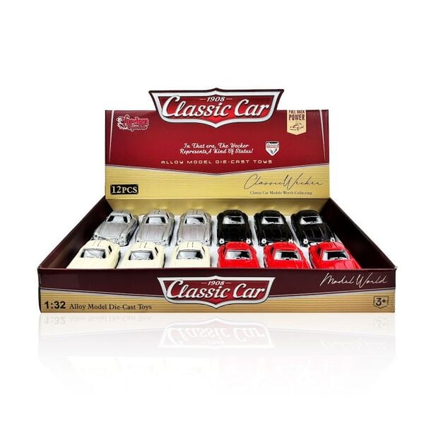 Vardem Çek Bırak 1:32 Klasik Araba WK-615-3B-5B-6B