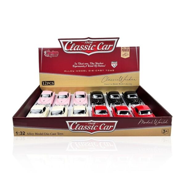 Vardem Çek Bırak 1:32 Klasik Araba WK-615-3B-5B-6B