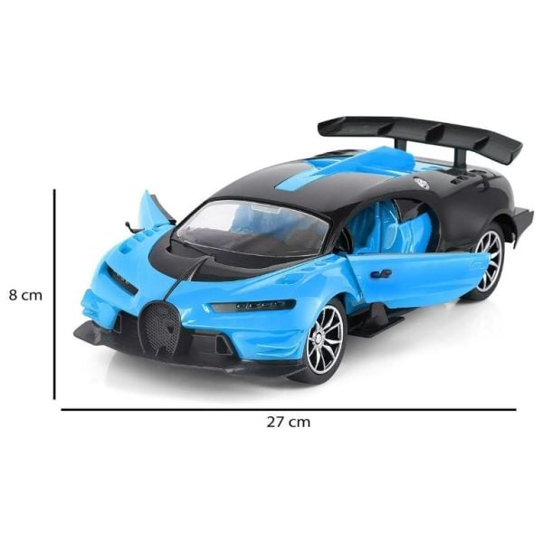 Galtoys 1:18 F/F Şarjlı Bugatti Mavi 797-25