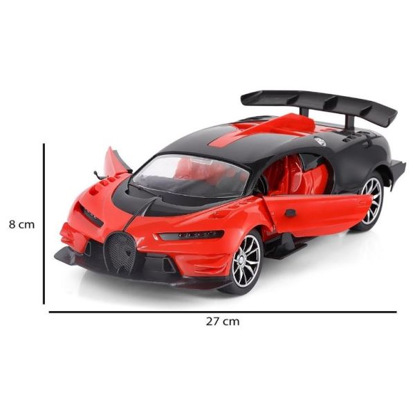 Galtoys 1:18 F/F Şarjlı Bugatti Kırmızı 797-26