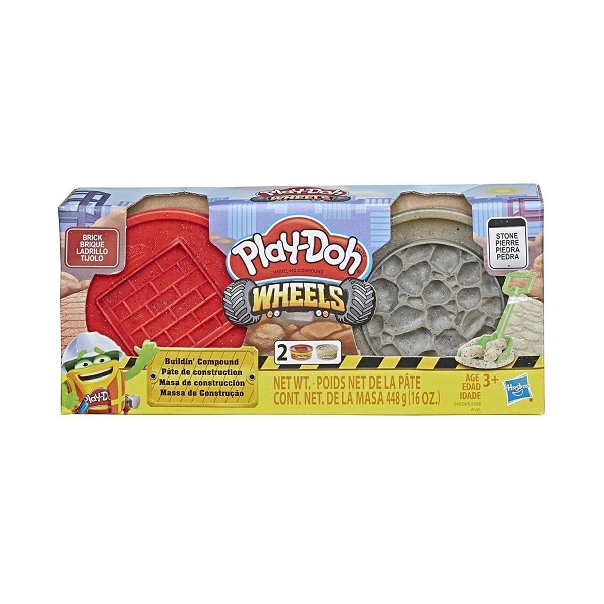Hasbro Play-Doh İnşaat Hamuru Tuğla-Taş E4508