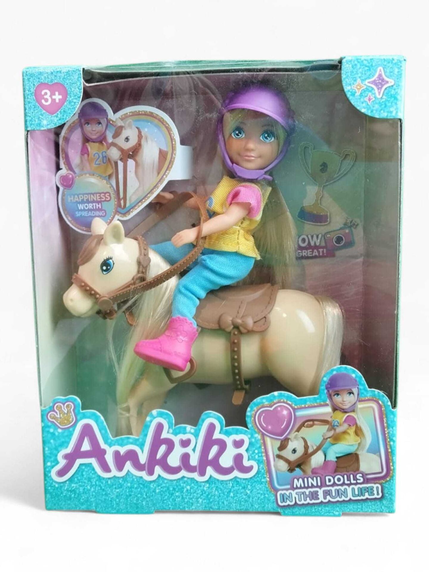 Seher 5 Ankıkı Atlı Oyuncak Bebek Seti 606009