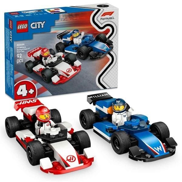 Lego City F1 Williams Racing ve Haas 60464
