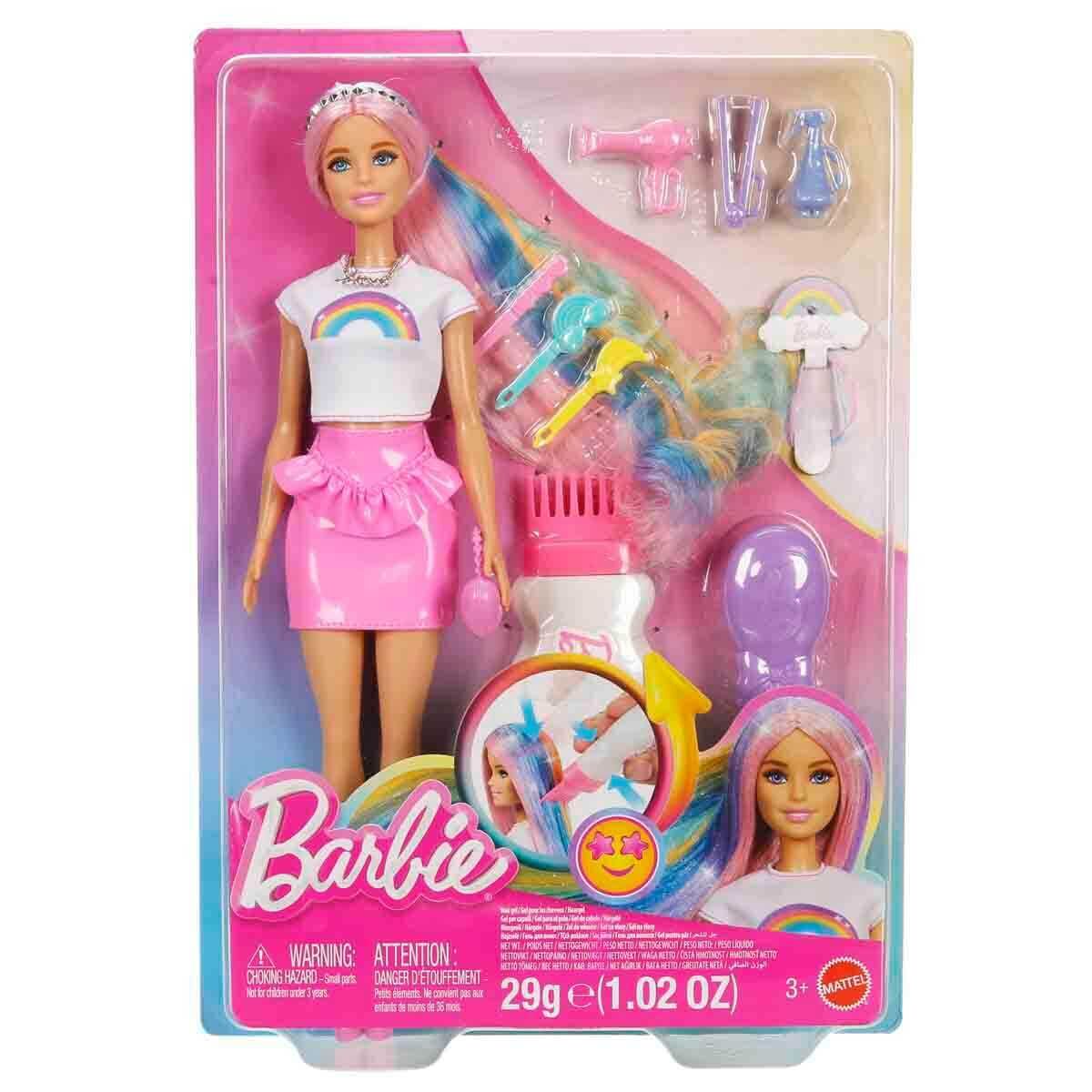 Mattel Barbie Gökkuşağı Sarı Saçlı