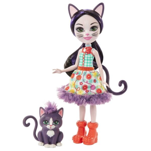 Mattel Enchantimals Kedi Ciest Bebek Ve Climber