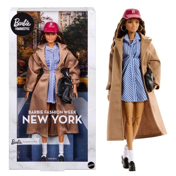 Mattel Barbie Moda Haftası New York JJX32