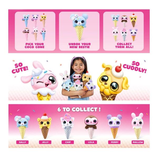 Giochipreziosi Coco Cones Tatlı Peluş CCN03000