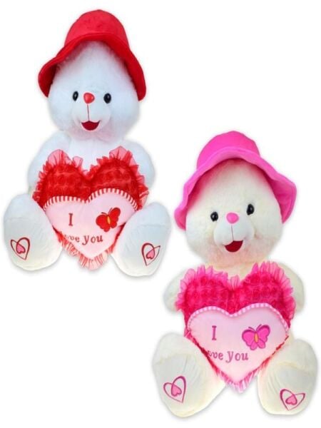 Halley 60 Cm Şapkalı Ayı PL50180