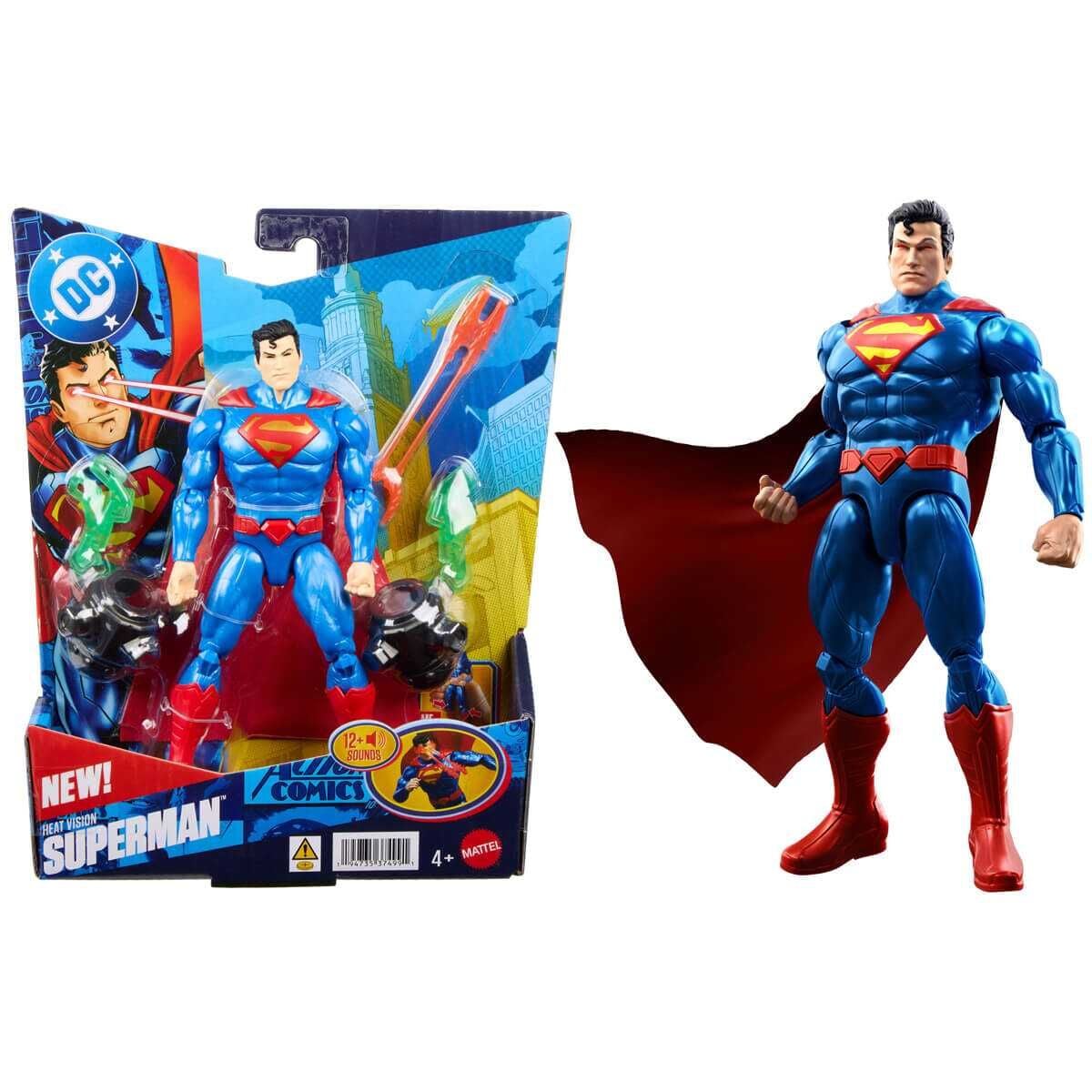 Mattel Superman Isı Görüşlü Aksiyon Figürü