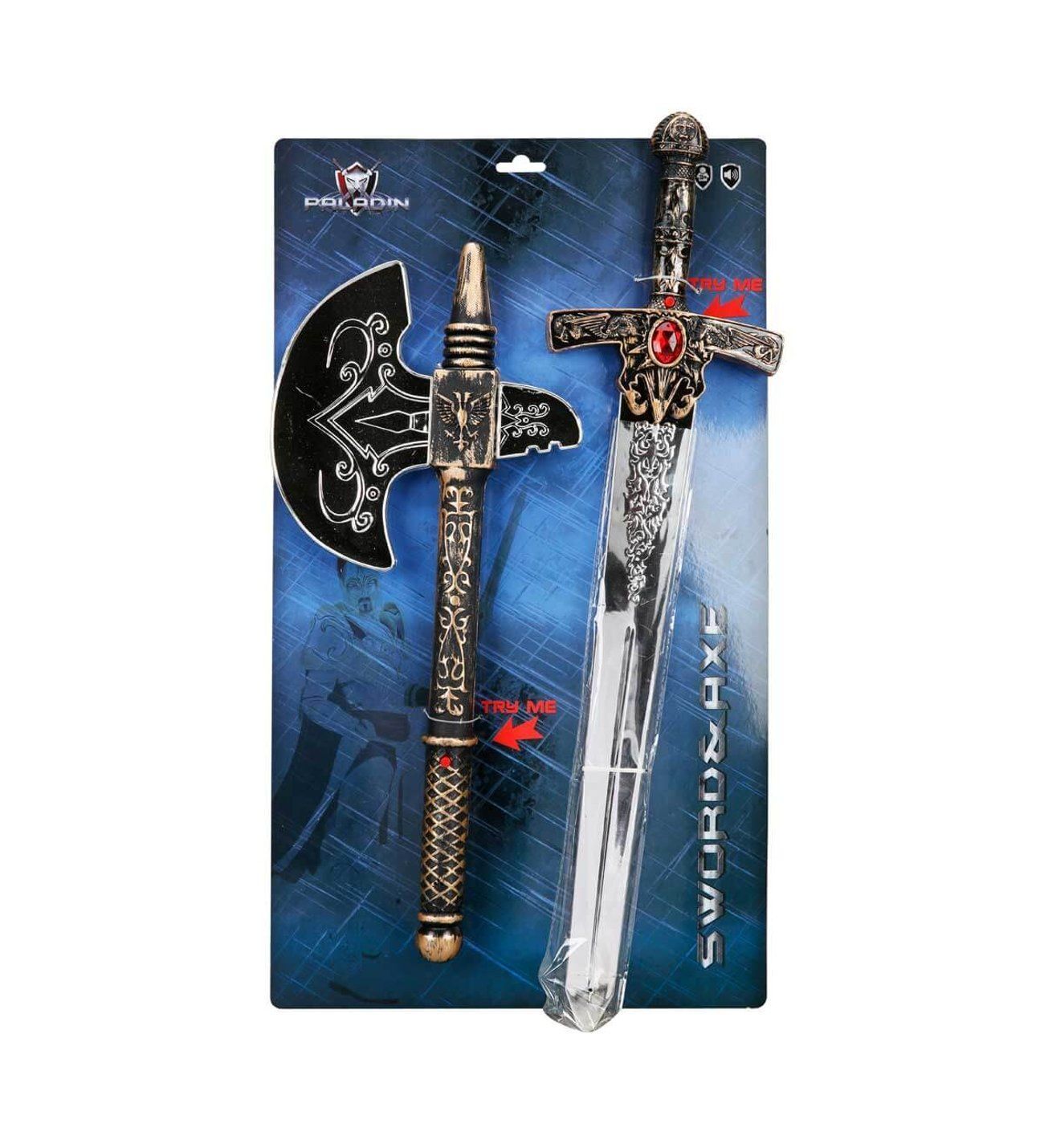 Sunman Şövalye Set Kılıç Balta Sesli S00009121